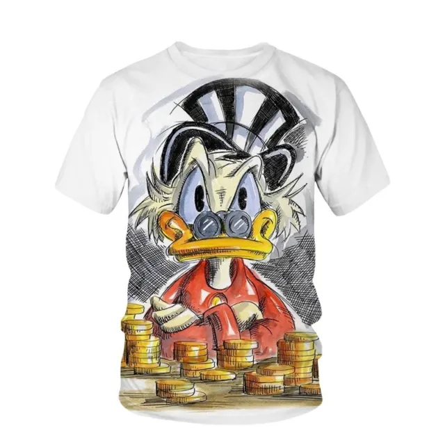Disney Funny Donald Duck T-shirt Men’s T-shirt Short Sleeve Fashion