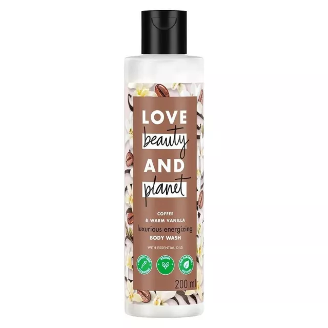 Love Beauty & Planet Coffee & Warm Vanilla Energizing Body Wash 200 ml