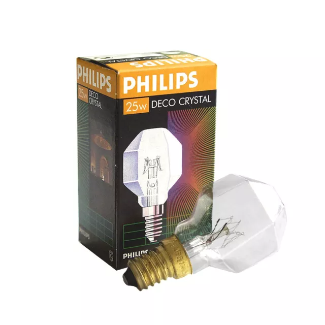 Philips Ampoule Déco Cristal 25W E14 Transparent T45 Gouttes Intensité Variable