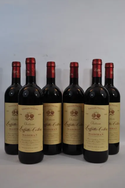 Vin - 6 Bouteilles de Château Laffitte-Ceston - Vieilles vignes - 1996