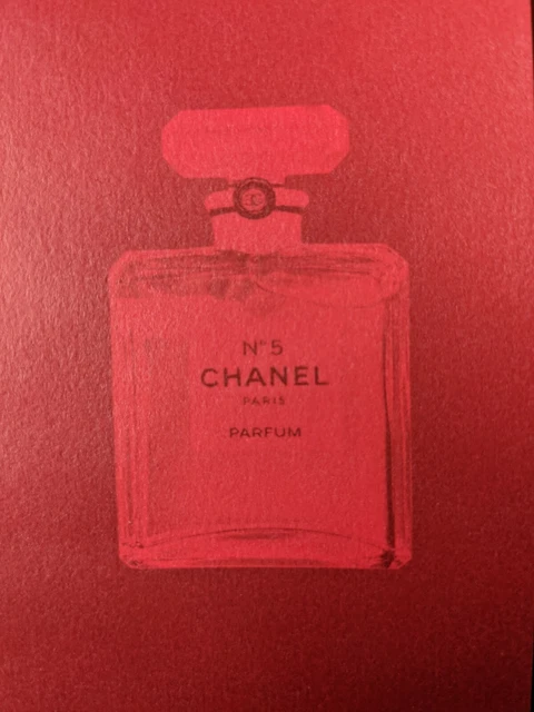 CHANEL N°5 POSTER Rouge Factory Collection Rare Limited Edition