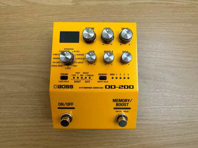 Boss OD-200 Hybrid Drive Guitar Effects Pedal - used