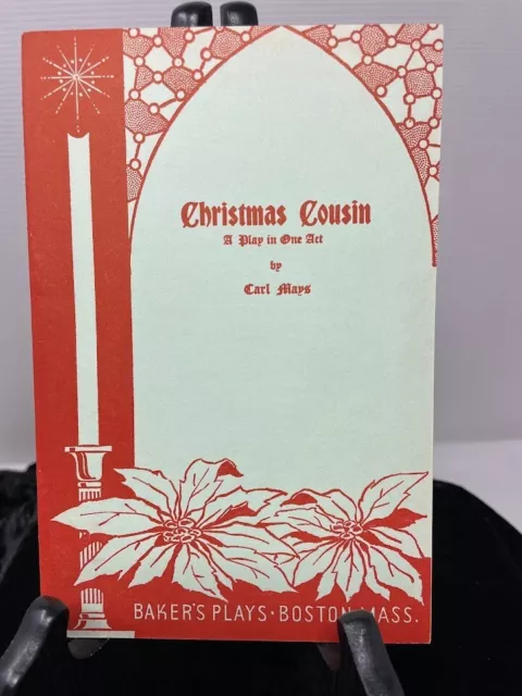 Christmas Cousin One Act Play Carl Mays Bakers Play Script School Theatre Church