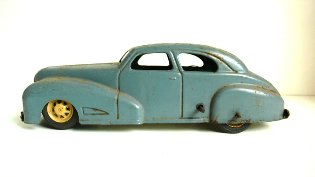 Voiture Ancienne JEP Delahaye Tôle - Réf 7585, 26 Cm - Années 1950-54 - À Restaurer