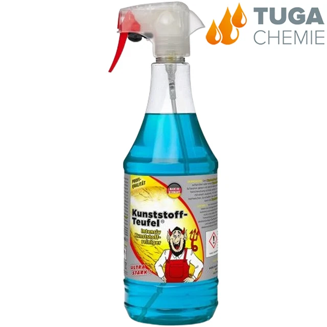 TUGA KUNSTSTOFF-TEUFEL UNIVERSALREINIGER Kunststoff Reiniger 1L EUR 14
