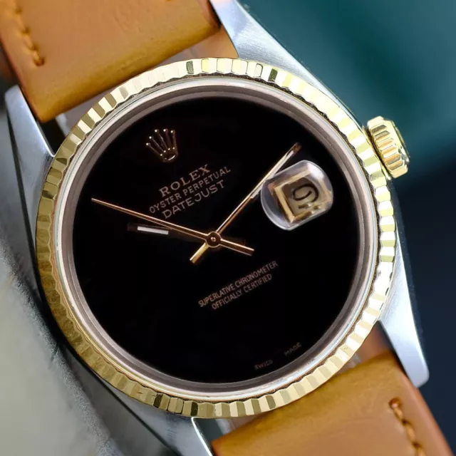 Datejust sales cinturino pelle