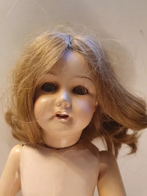 Grande Poupée Blonde 59 Cm Ancienne A Déterminer ( jumeau Steiner sfbj Bru ?)