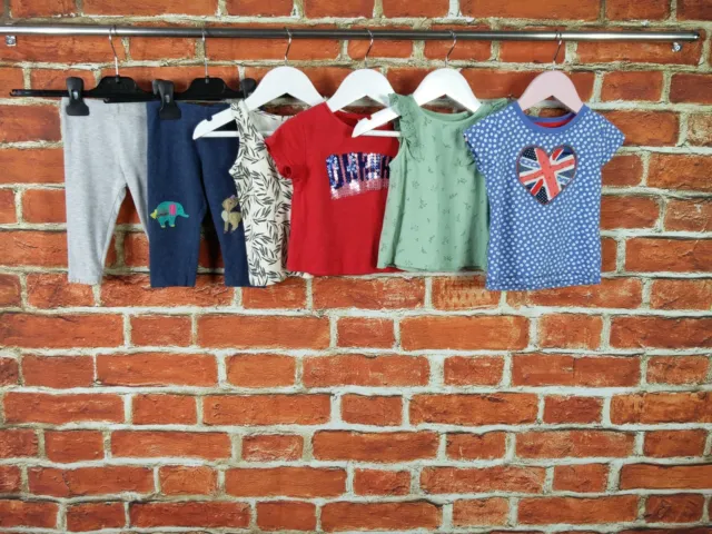 Baby Girls Bundle Age 6-9 Months Zara Next Primark Leggings Tops T-Shirt 74Cm