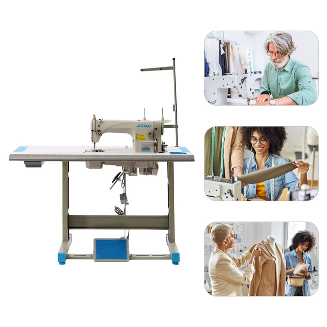 Industrial Lockstitch Sewing Machine 550W   Motor w/ Stand Commercial 110V