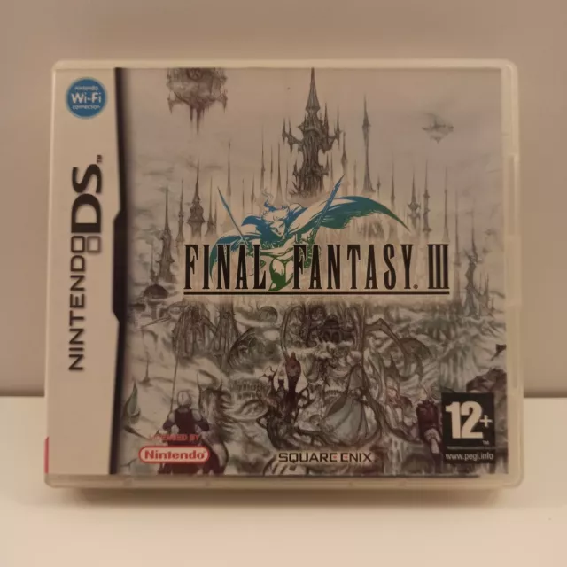 Final Fantasy III Nintendo DS complet PAL FR 3DS
