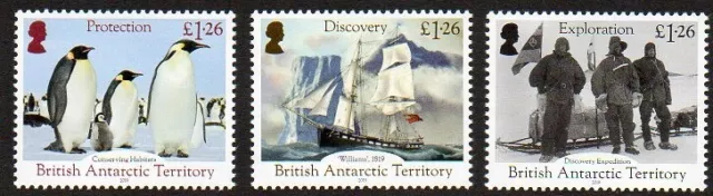 2019 Br Antarctic Territory BAT 200th Anniv Discovery Sc#? SG785-787 MNH