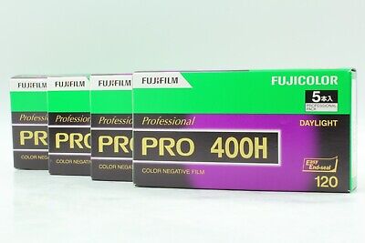 4 cajas[NUEVO 202306] Fujifilm Pro 400H color negativo película rollo 120 JAPÓN