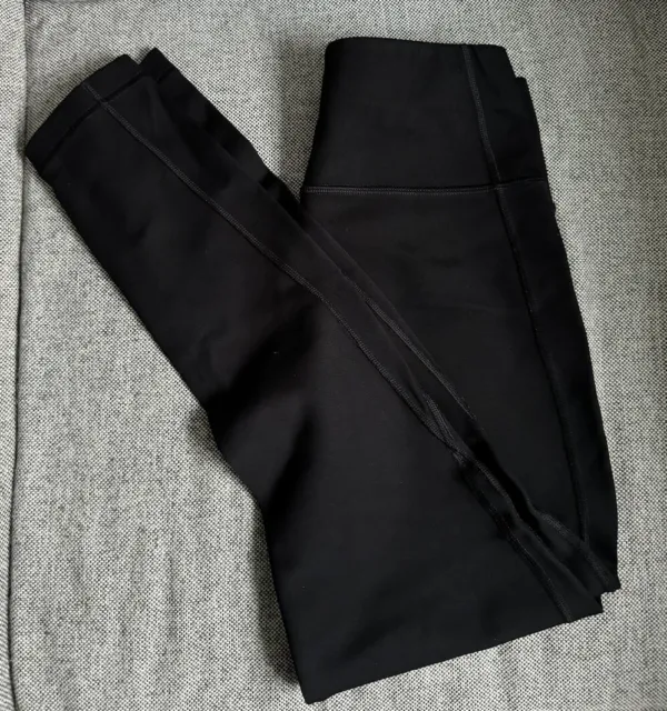 GAP Womens M Elastic Waistband Stretch Activewear Sculpt Ponte Leggings Black