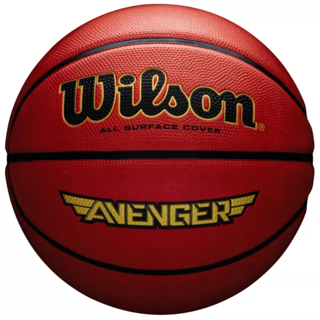 Wilson Avenger 295 Ball WTB5550XB, Unisexe, ballons de basket, Orange