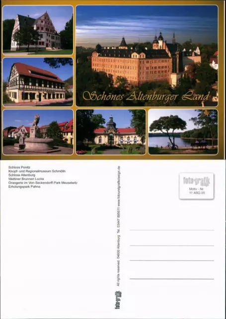 Ansichtskarte Altenburg Mehrbild-AK "Schönes Altenburger Land" 2005