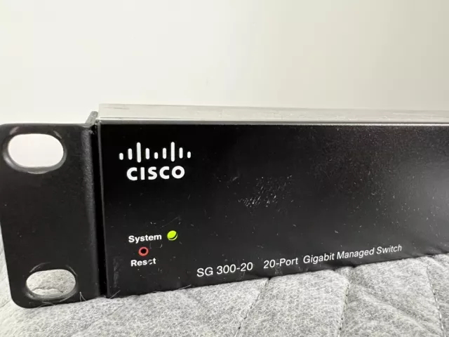 Cisco SG300-20 20-Port Gigabit Managed Ethernet Switch Hub SRW2016-K9 V01