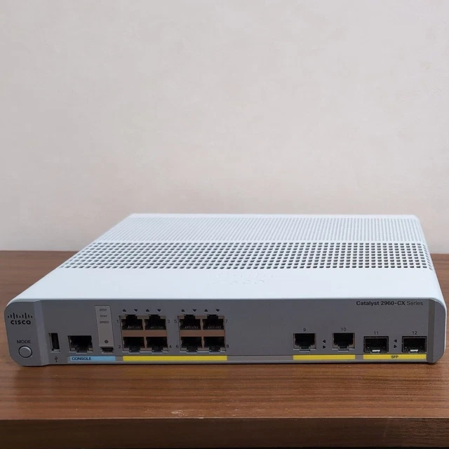 Cisco Catalyst WS-C2960CX-8TC-L 8-Port Gigabit Switch - Tested
