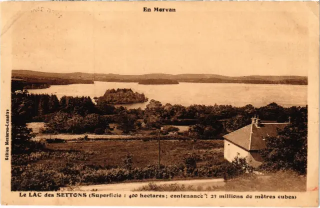 CPA En MORVAN Le Lac des SETTONS Nievre (100533)