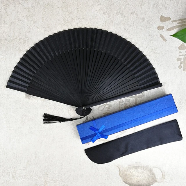 Ventilatore pieghevole retrò decorazione vintage pieghevole pieghevole fan fai da te signorina
