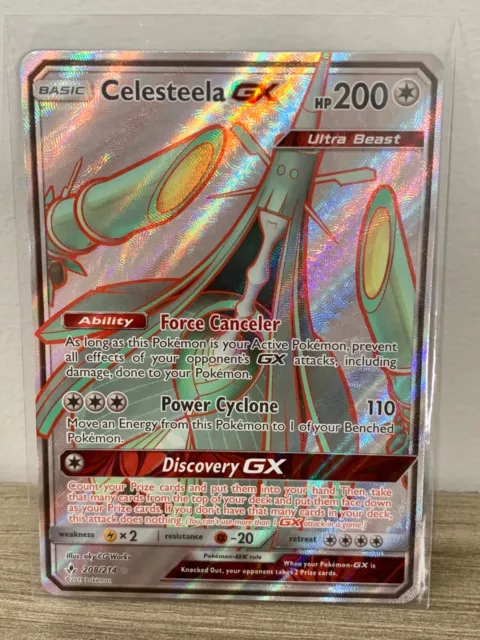 Celesteela GX Full Art - 208/214 - Unbroken Bonds – Card Cavern Trading  Cards, LLC