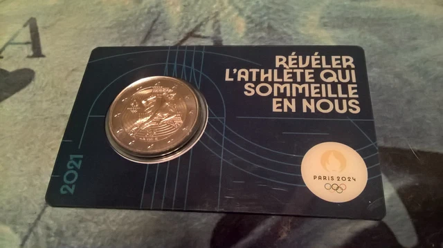 PIÈCE COMMÉMORATIVE 2 euro France 2024 BE  Jeux Olympiques 2024 de
