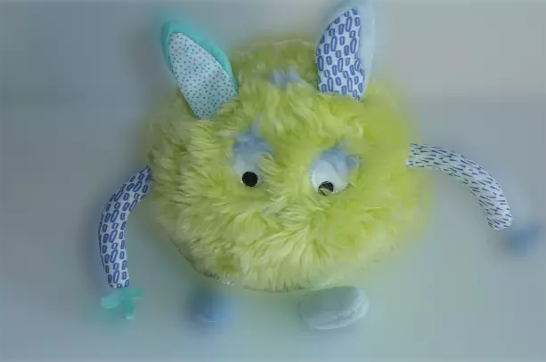 Doudou monstre peluche Oobiz Doudou et Compagnie