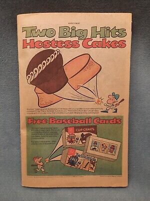 RARE Vintage Hostess Cakes Baseball Card Give-A-Way Promotional Print Ad