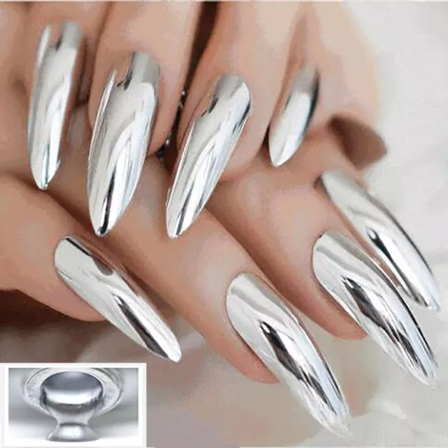 Metallic Nail Polish Magic Effect Chrome Nail Art Polish Varnish 6ml 🐎