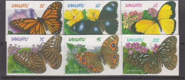 Vanuatu - Butterflies Issue (Set MNH) 1998 (CV $10)