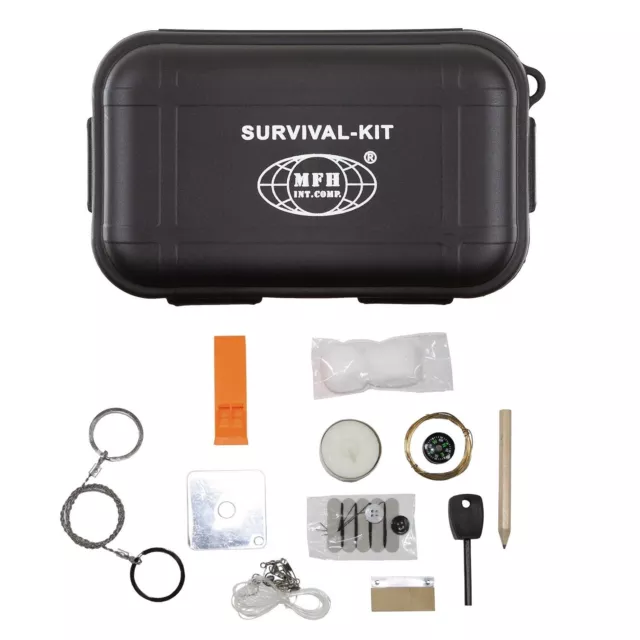 Survival-Set Kit Notfall Überlebens-Box SOS Outdoor wasserdicht Camping Angelset