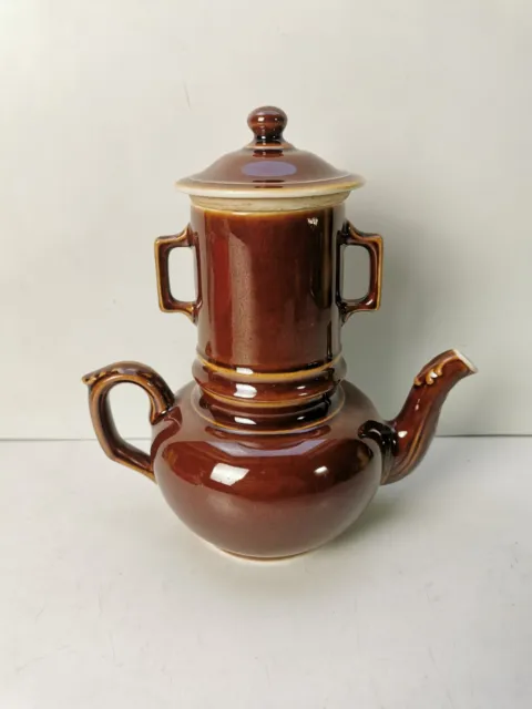 cafetière théière avec filtre en porcelaine à feu N°3,Vintage french teapot