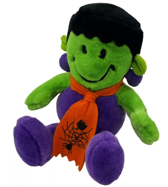 Halloween Plush Frankenstein Green Purple Laughing Giggle Wiggle Stuffed Animal