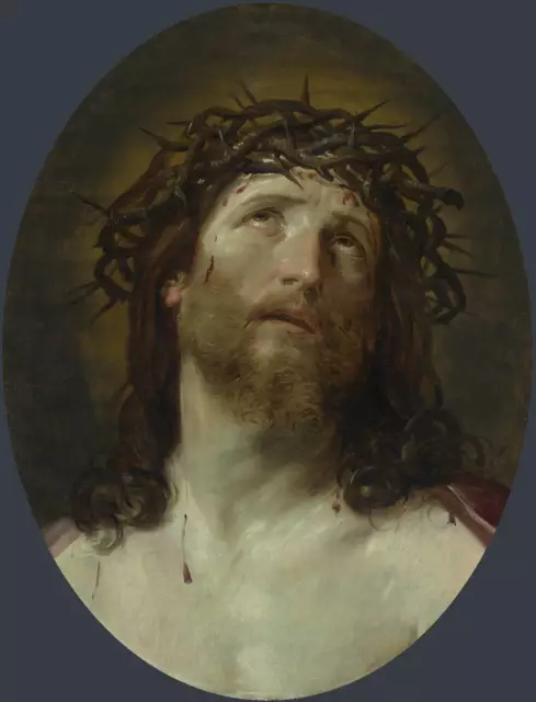 Successivo Guido Reni - Testa di Cristo Incoronato Con Spine 102x127cm Tela