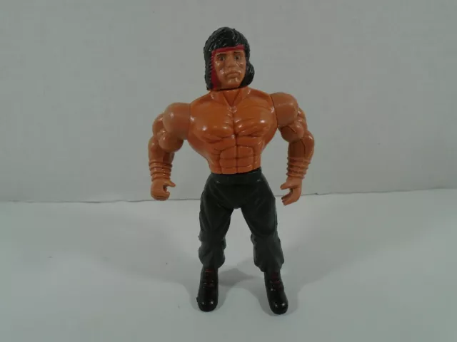 Vintage figurine Retro 1980s John Rambo Bootleg 6” Action Figure Army  Sylvester Stallone