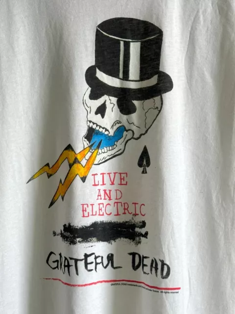 Grateful Dead Live and Electric Men t-shirt by Chaser 70's  band Tee Deadhead 2
