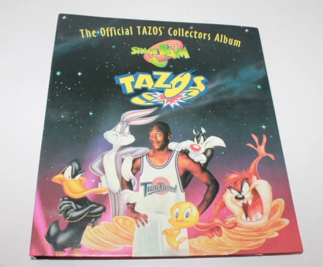 Space Jam Tazo Pickers Diszks Collectors Album Case 1996 Warner Bros