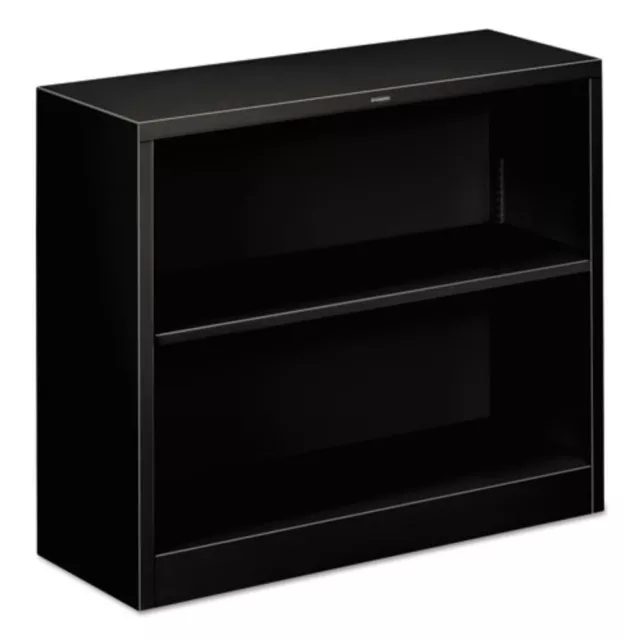 HON S30ABCP 34.5 in. x 12.63 in. x 29 in. 2-Shelf Metal Bookcase - Black New