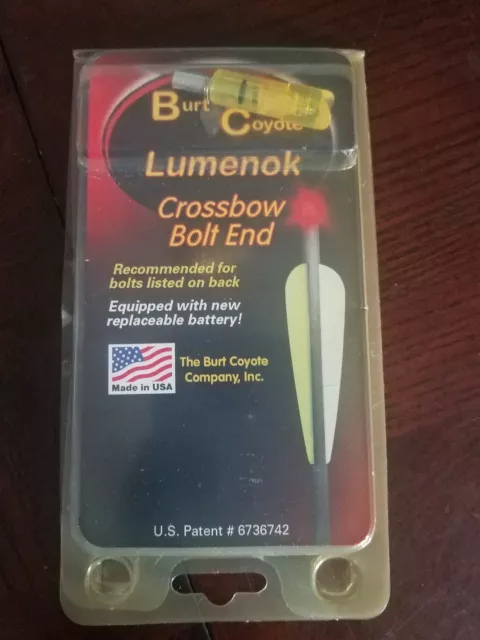 Burt Coyote Lumenok Crossbow Bolt End only 1 in package
