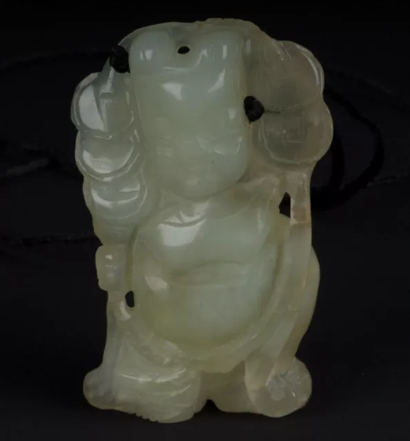 China 20. Jh. Pendant - A Chinese Liu Hai Jade Counterpart Jade - Chinese Chinese