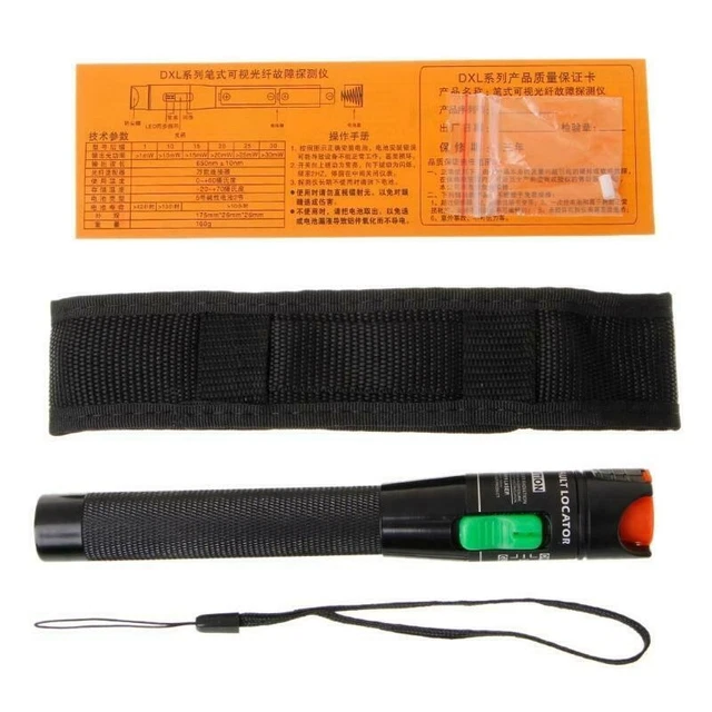 Strumento penna tester 100% nuovo di zecca rilevatore di errori visivo 30 MW ricambio alluminio