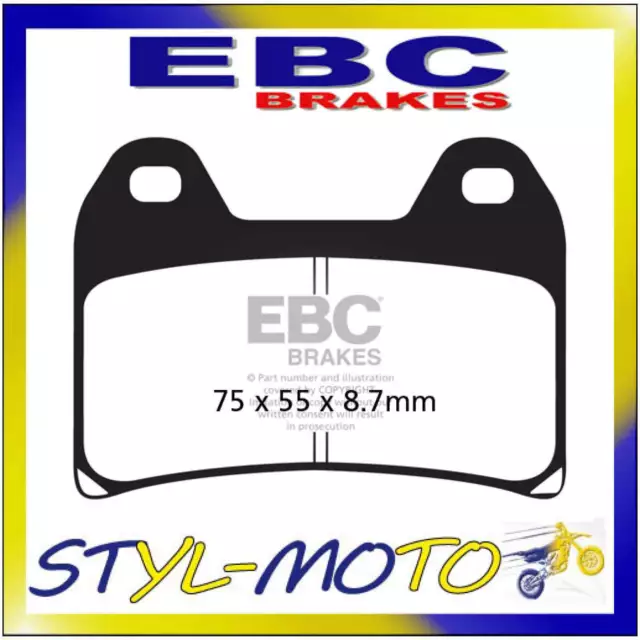 FA244HH Beläge Sinter Vorderseite Links EBC Yamaha XT 660 X Supermoto 2004-2016