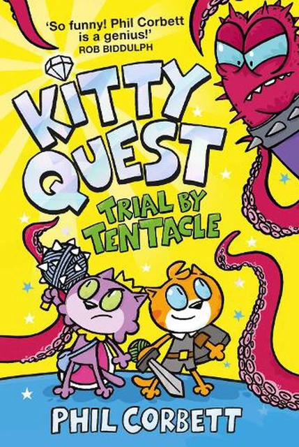 Kitty Quest: Trial by Tentacle by Phil Corbett Paperback Book
