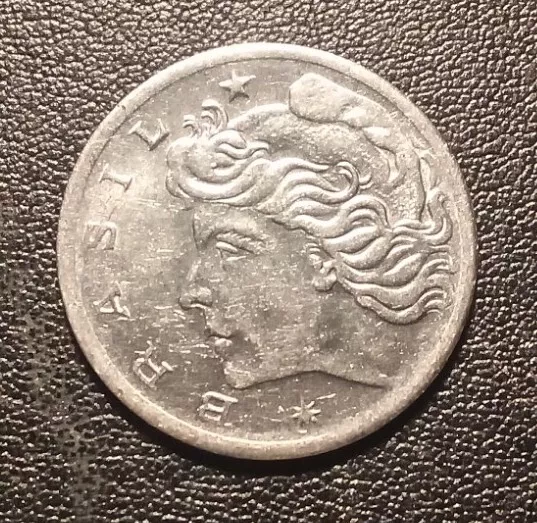 1969 Brazil Five Centavos Coin
