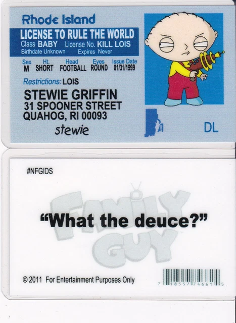 Peter Griffin Fake Id