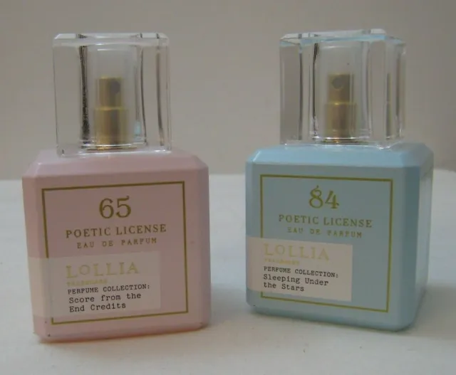 Lollia Poetic License Eau de Parfum Perfume 3.4 oz, Two Fragrances  - U PICK