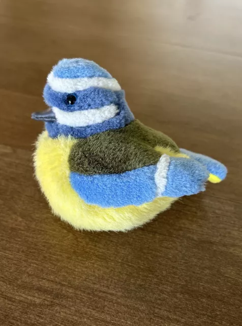 Wild Republic (Audubon) RSPB Plush Bird Blue Tit No Sound or Tags