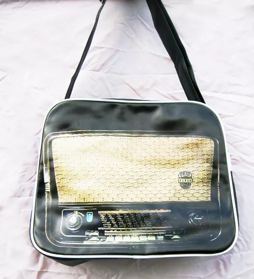 Retro SPORTS Bolso Antiguo Radio Mochila Escolar/Hombro Bolsa Nuevo Novedad