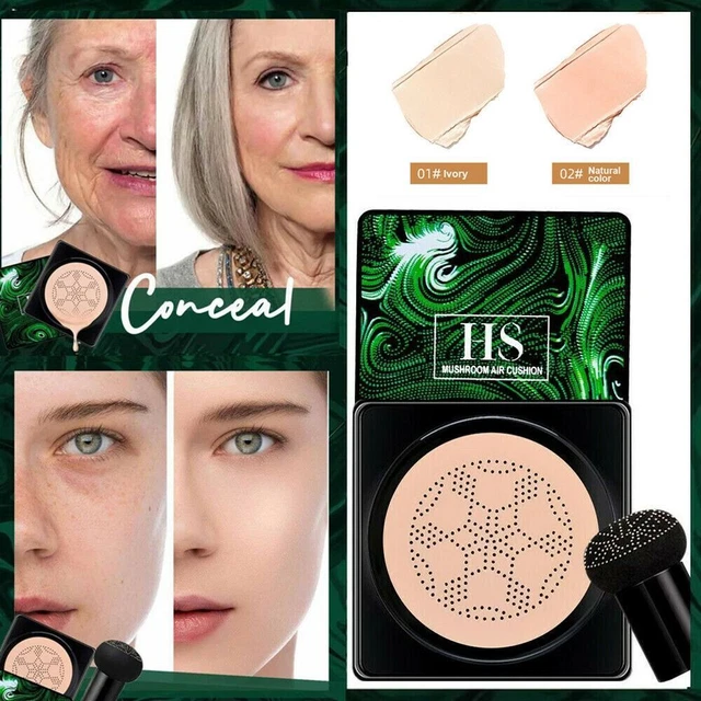 Foundation Make-Up With Mushroom Puff Sponge Concealer Air Cushion Bb Cream