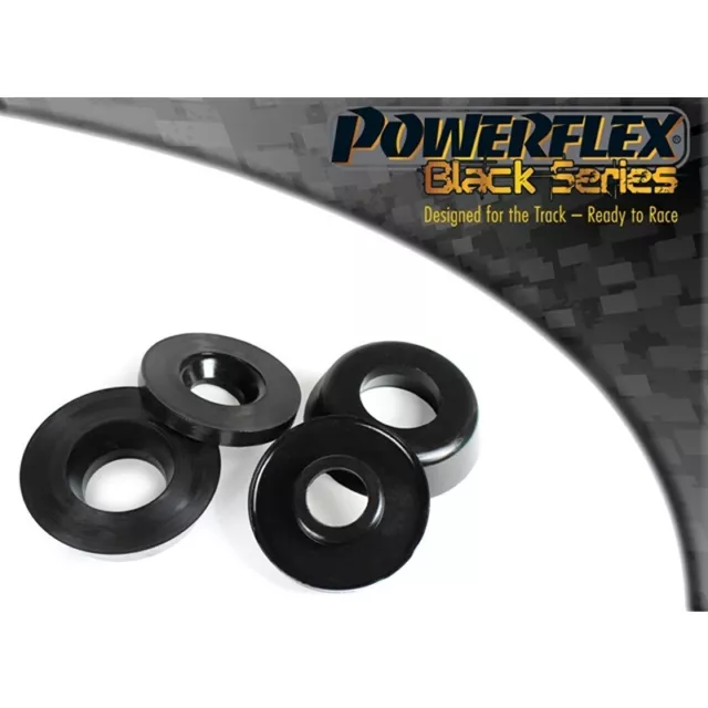 Powerflex schwarze Stoßbuchsen vorne oben für Ford Sapphire Cosworth Allrad (90>92)