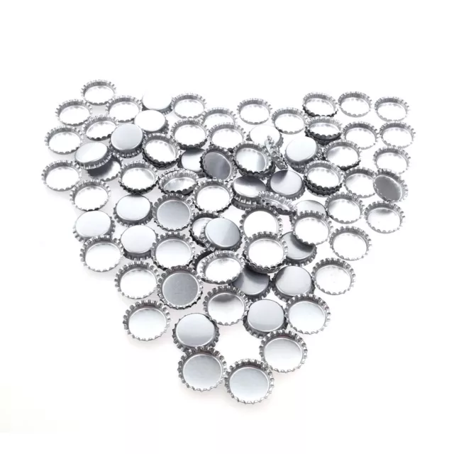 100Pcs Caps Creative Caps DIY Bottle Caps Flat Bottle Caps DIY Supply Earrings